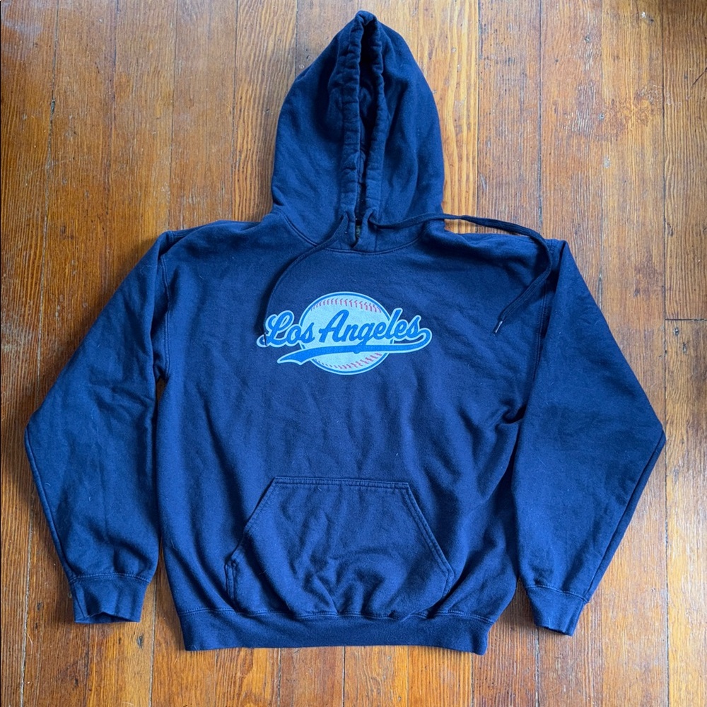 Gildan Navy Blue Los Angeles‎ Sweater-Med